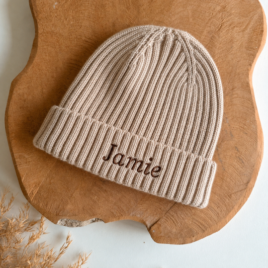 Babymuts met naam optioneel | Biscuit