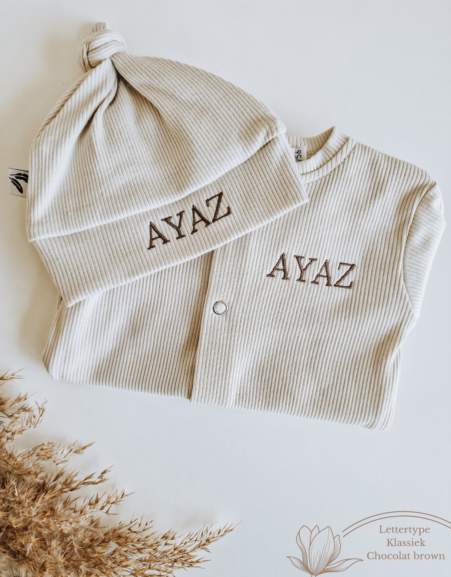 Playsuit with name | Rib